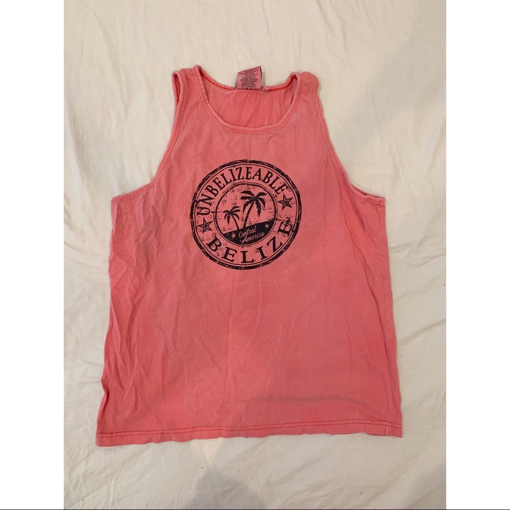 Pink Belize tank top